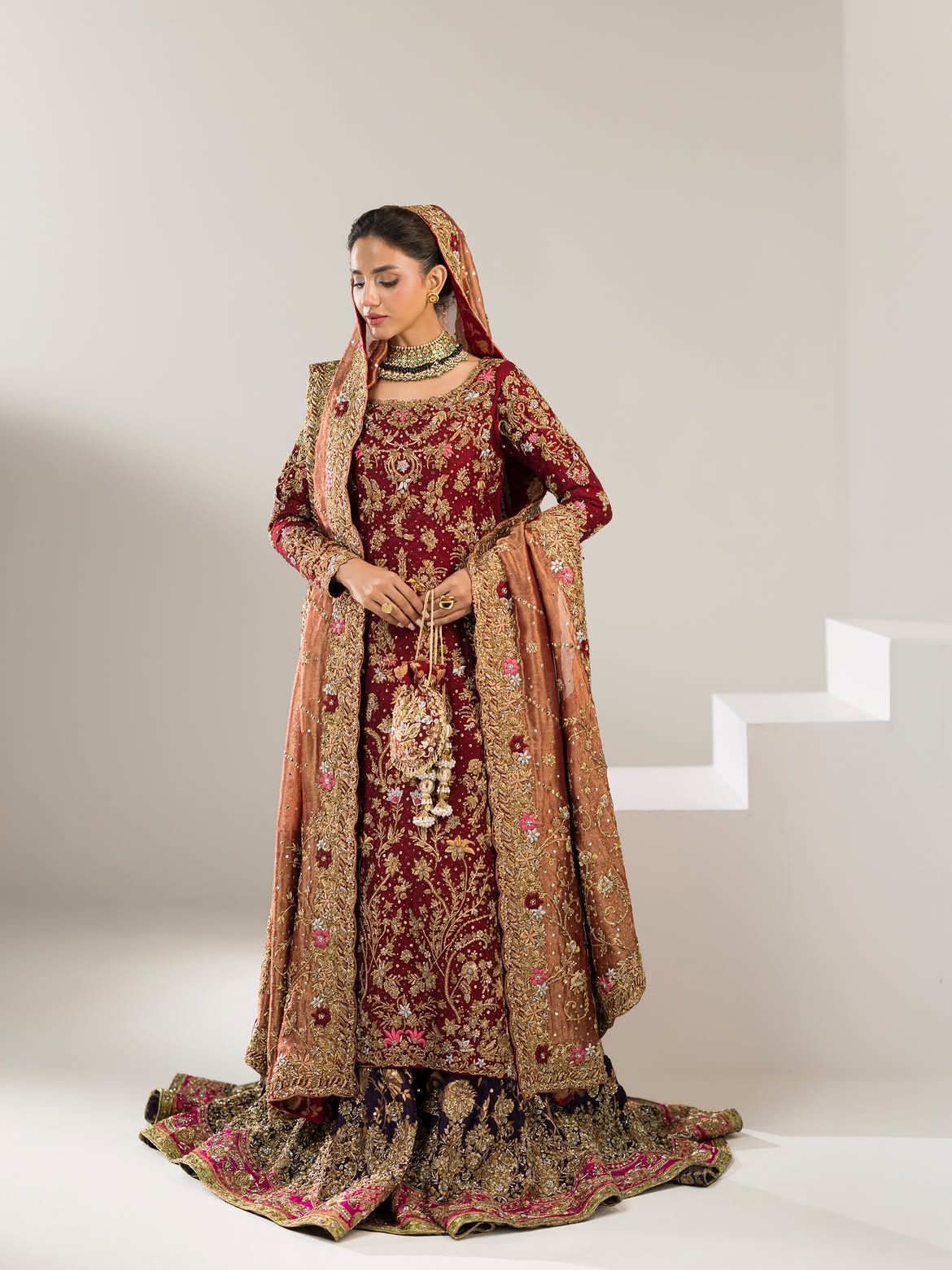 BRIDAL ULTRA LUXURY FARSHI LEHENGA