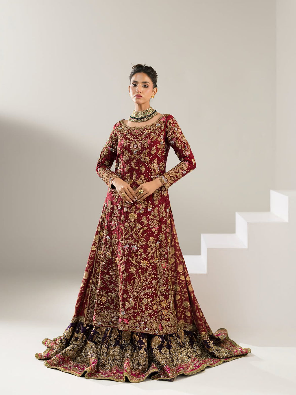 BRIDAL ULTRA LUXURY FARSHI LEHENGA