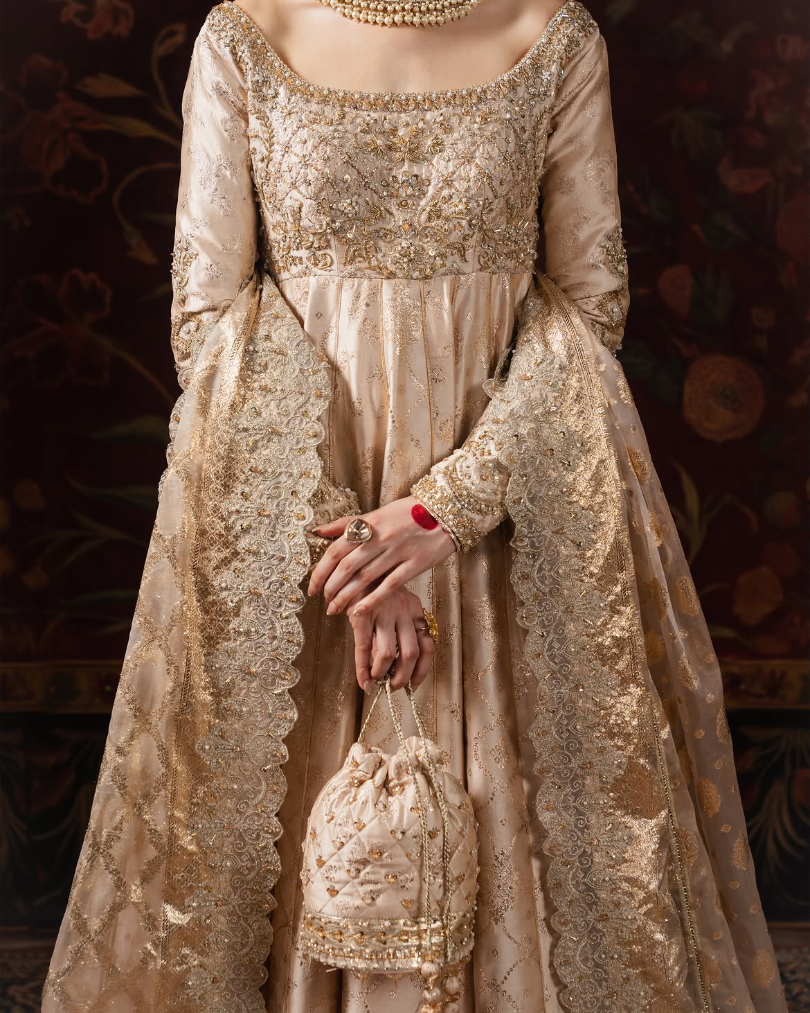 VINTAGE PISHWAS GOWN