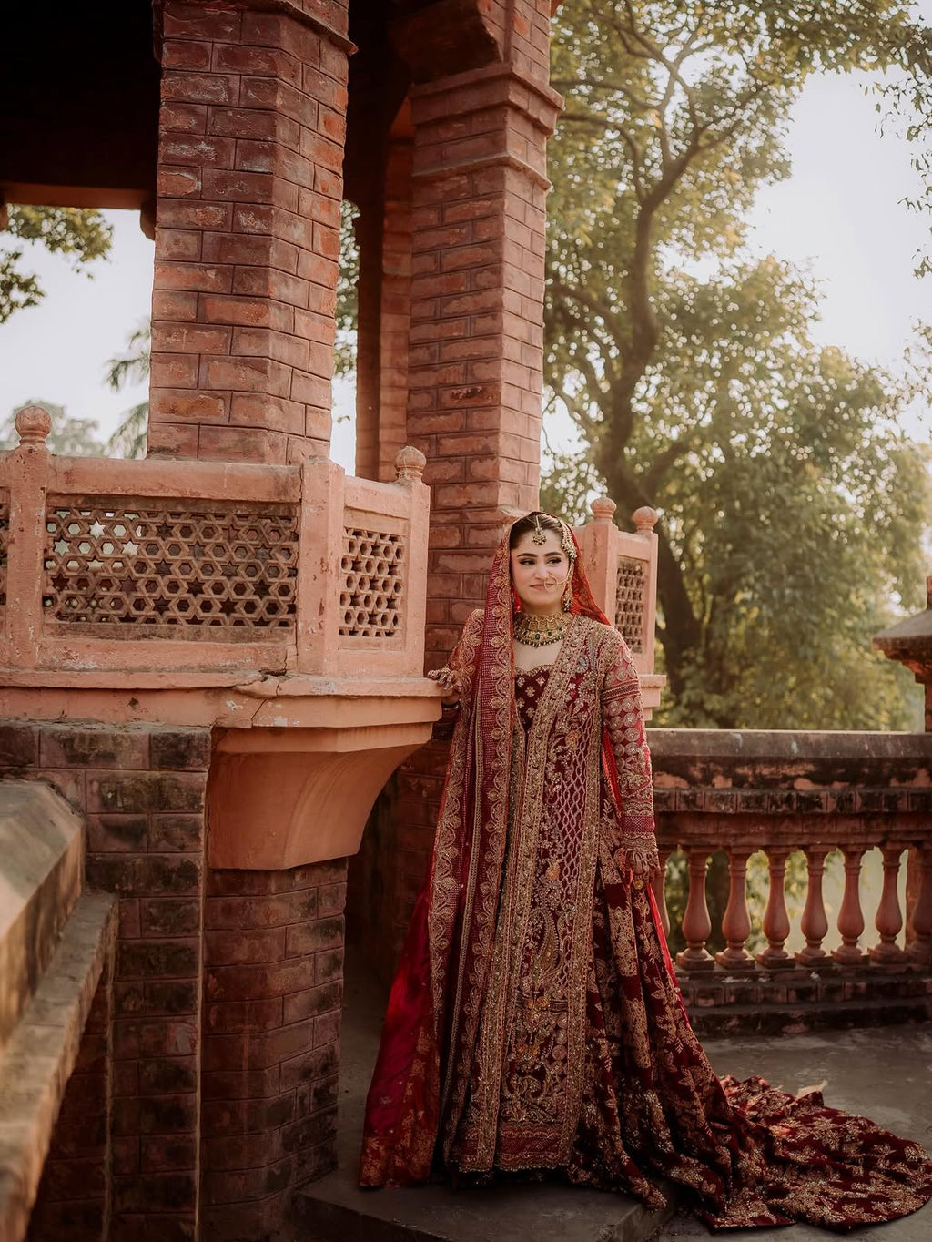 RED BRIDAL LEHENGA