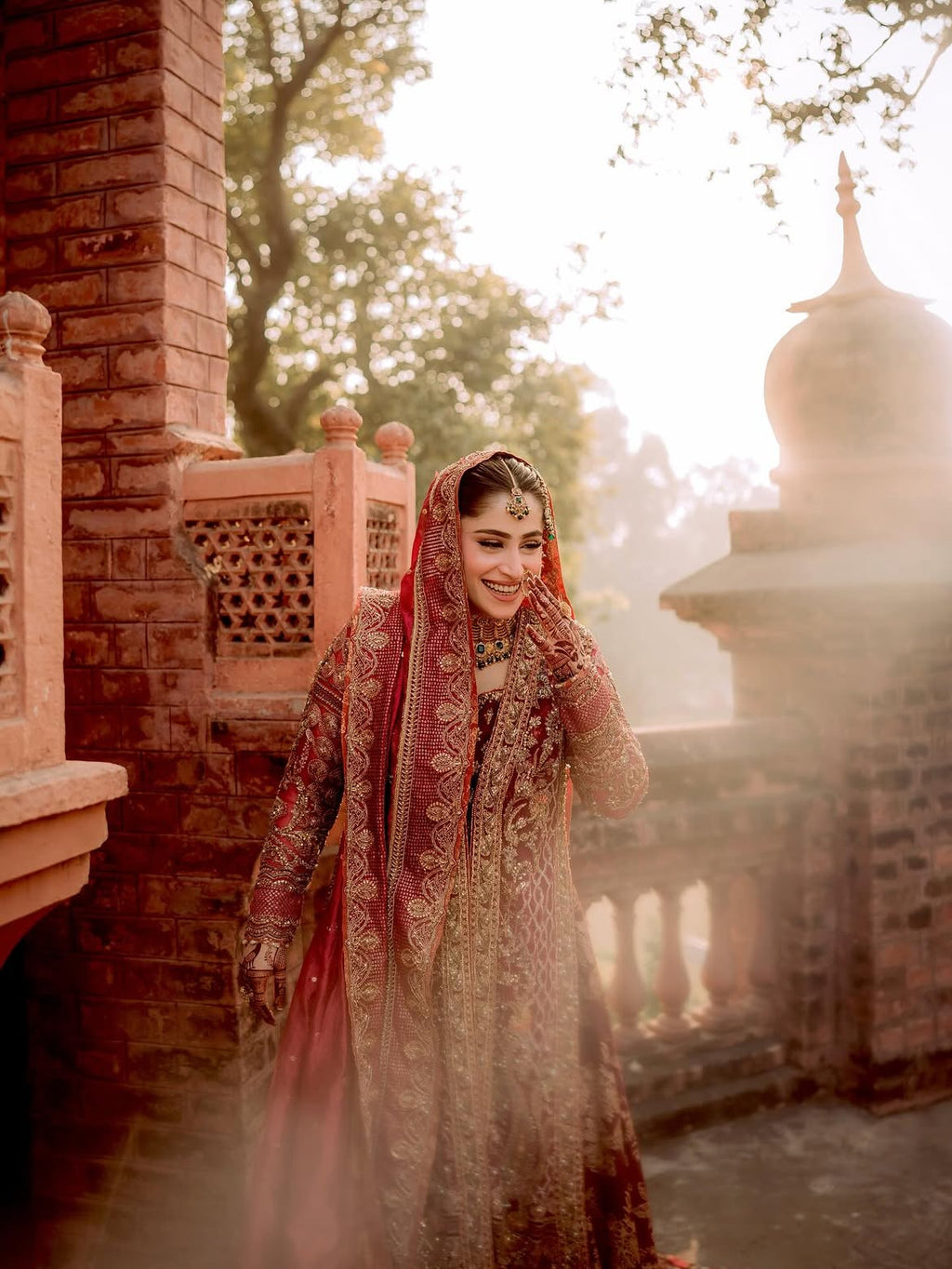 RED BRIDAL LEHENGA