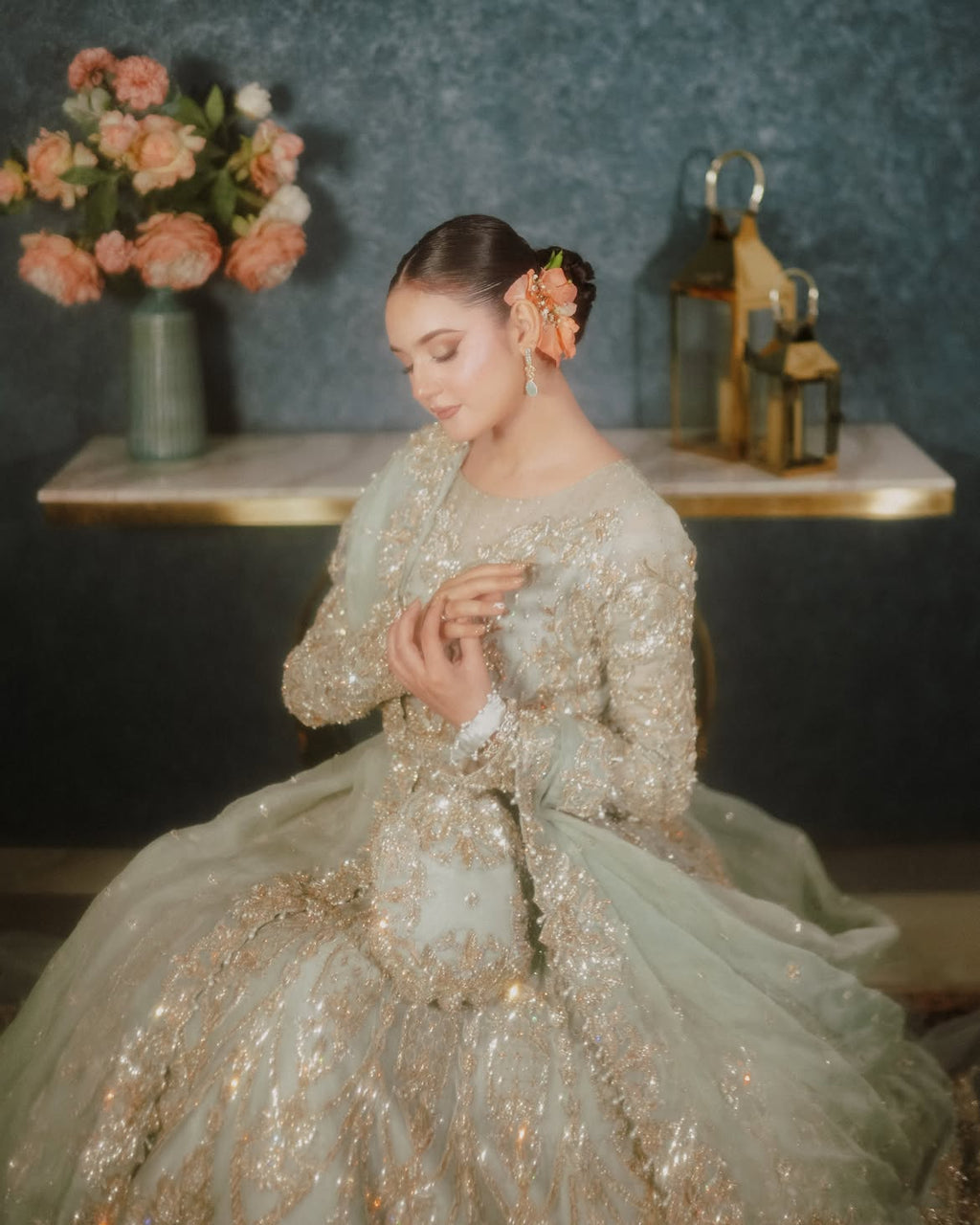 BRIDAL FLARED PISHWAS