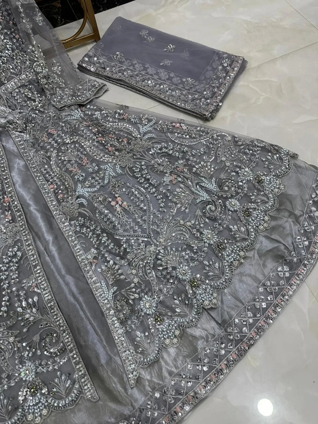 Bridal silver maxi
