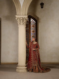 DEEP RED BRIDAL LEHENGA CHOLI