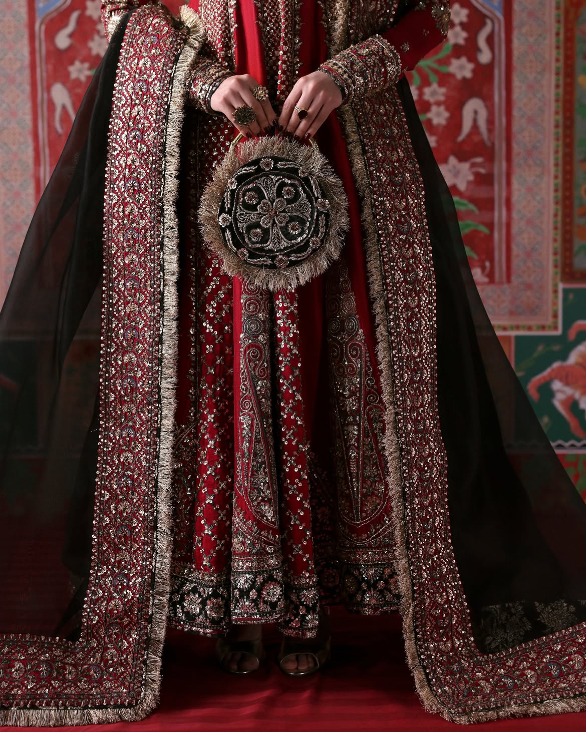 BRIDAL HEAVY PISHWAS