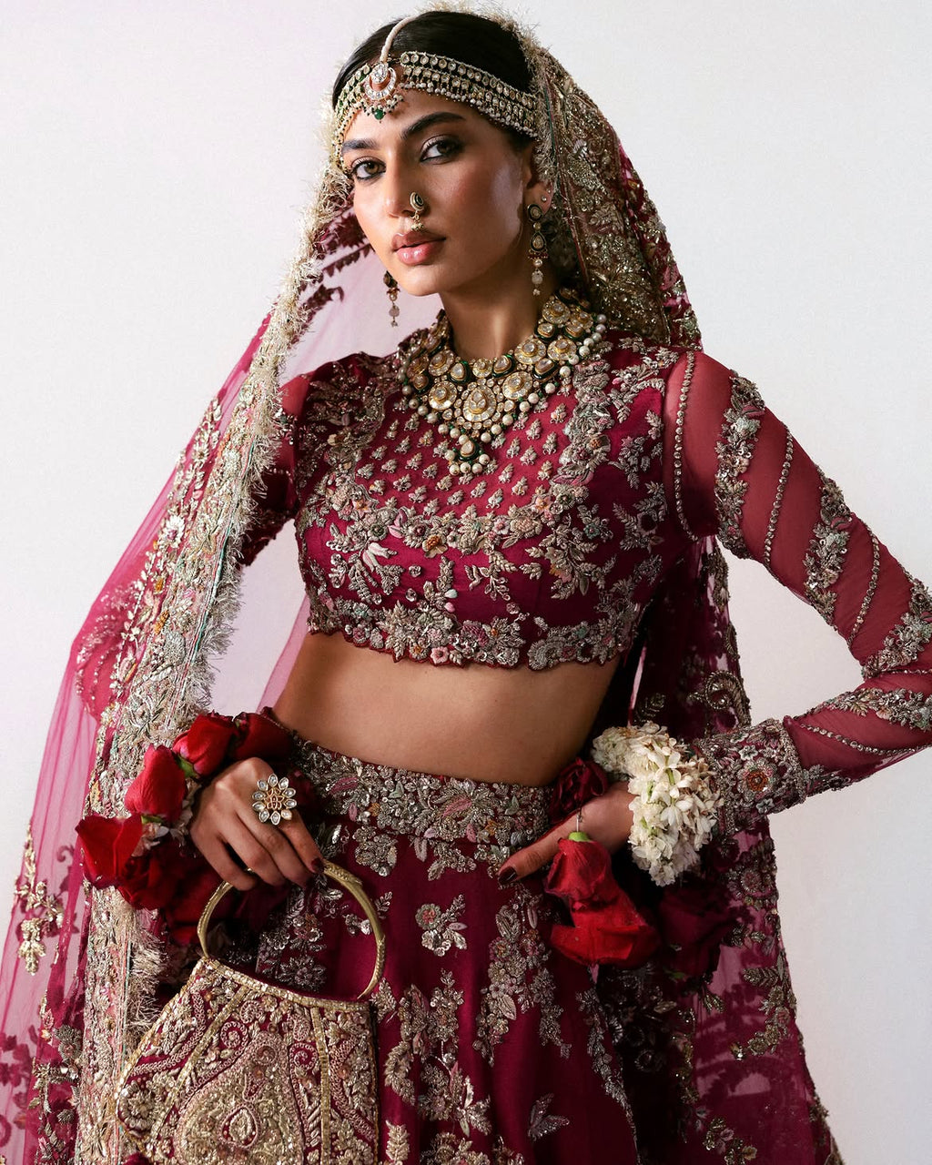 CLASSIC RED BRIDAL LEHENGA