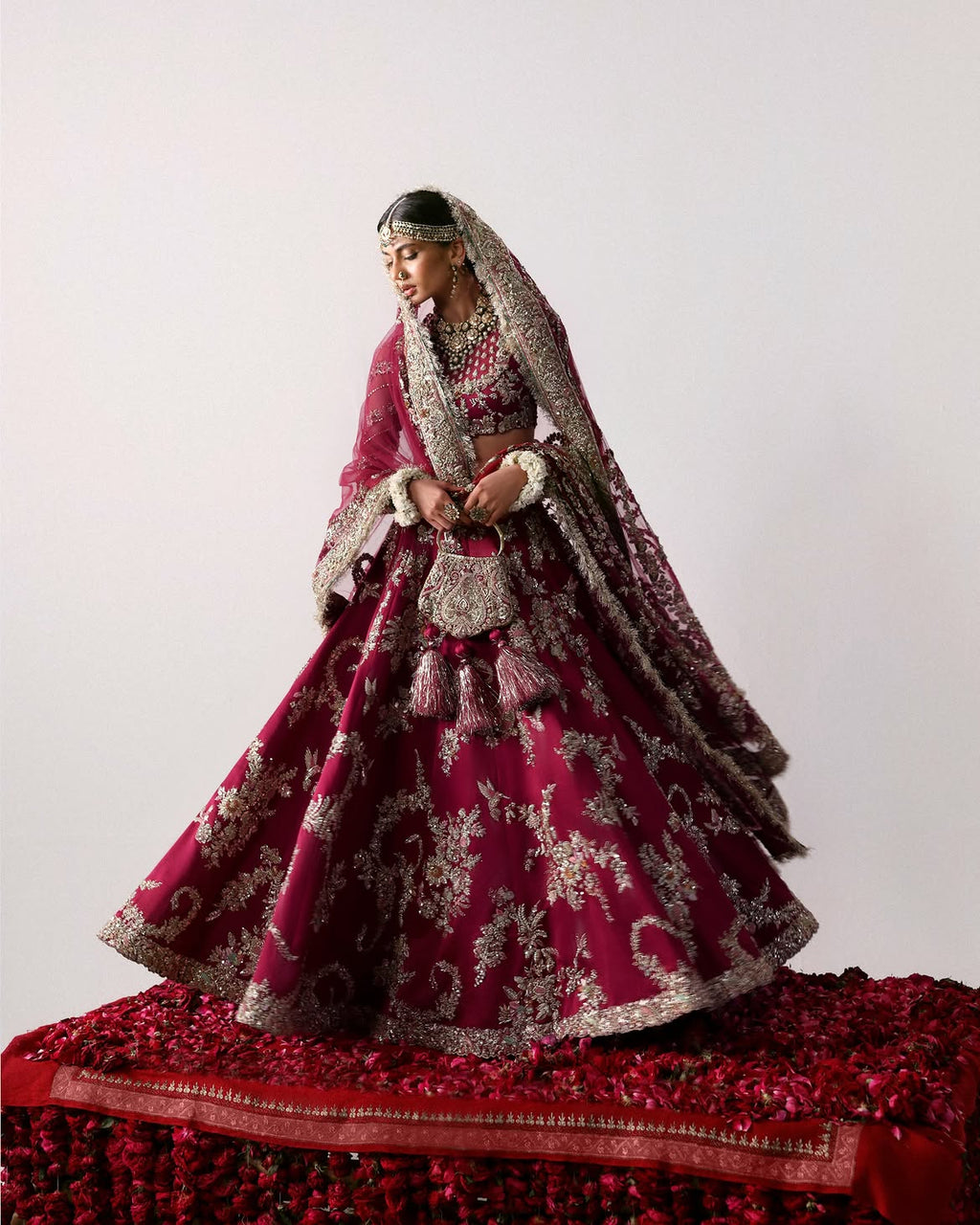 CLASSIC RED BRIDAL LEHENGA