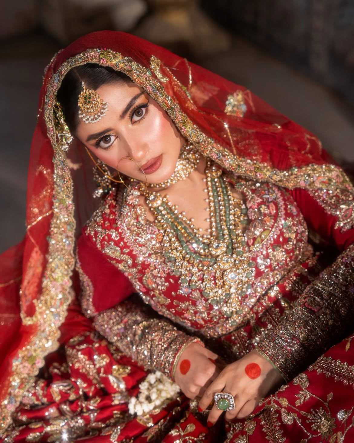FITTED LONG SLEEVES BRIDAL LEHENGA