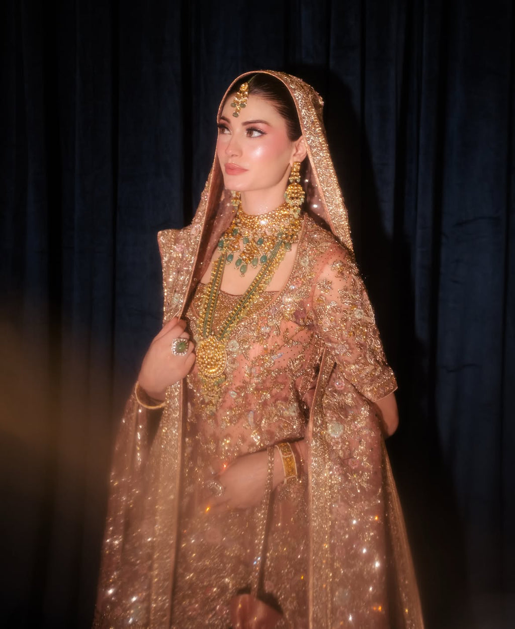 BRIDAL SHARARA SHIRT AND DUBATTA