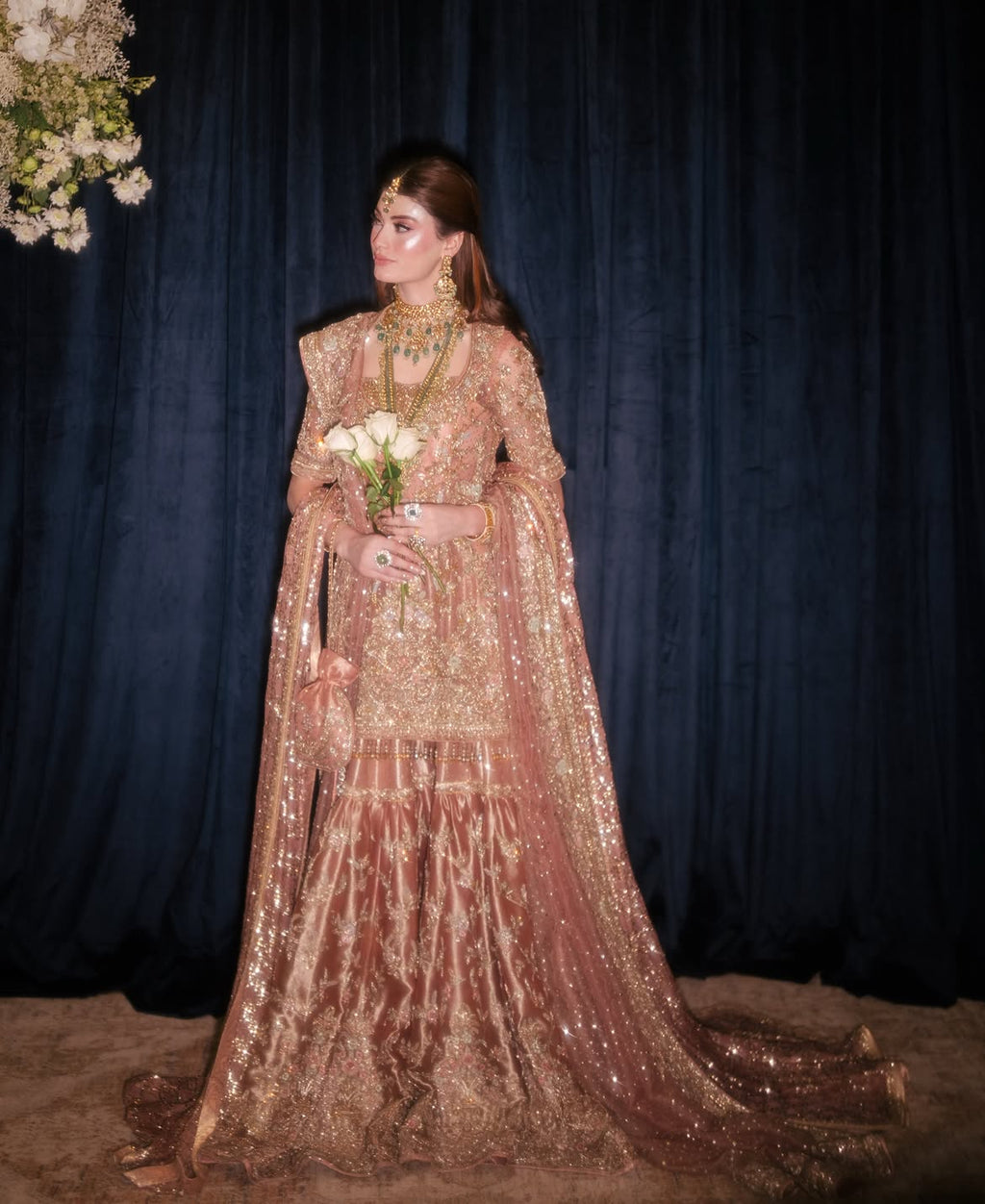 BRIDAL SHARARA SHIRT AND DUBATTA
