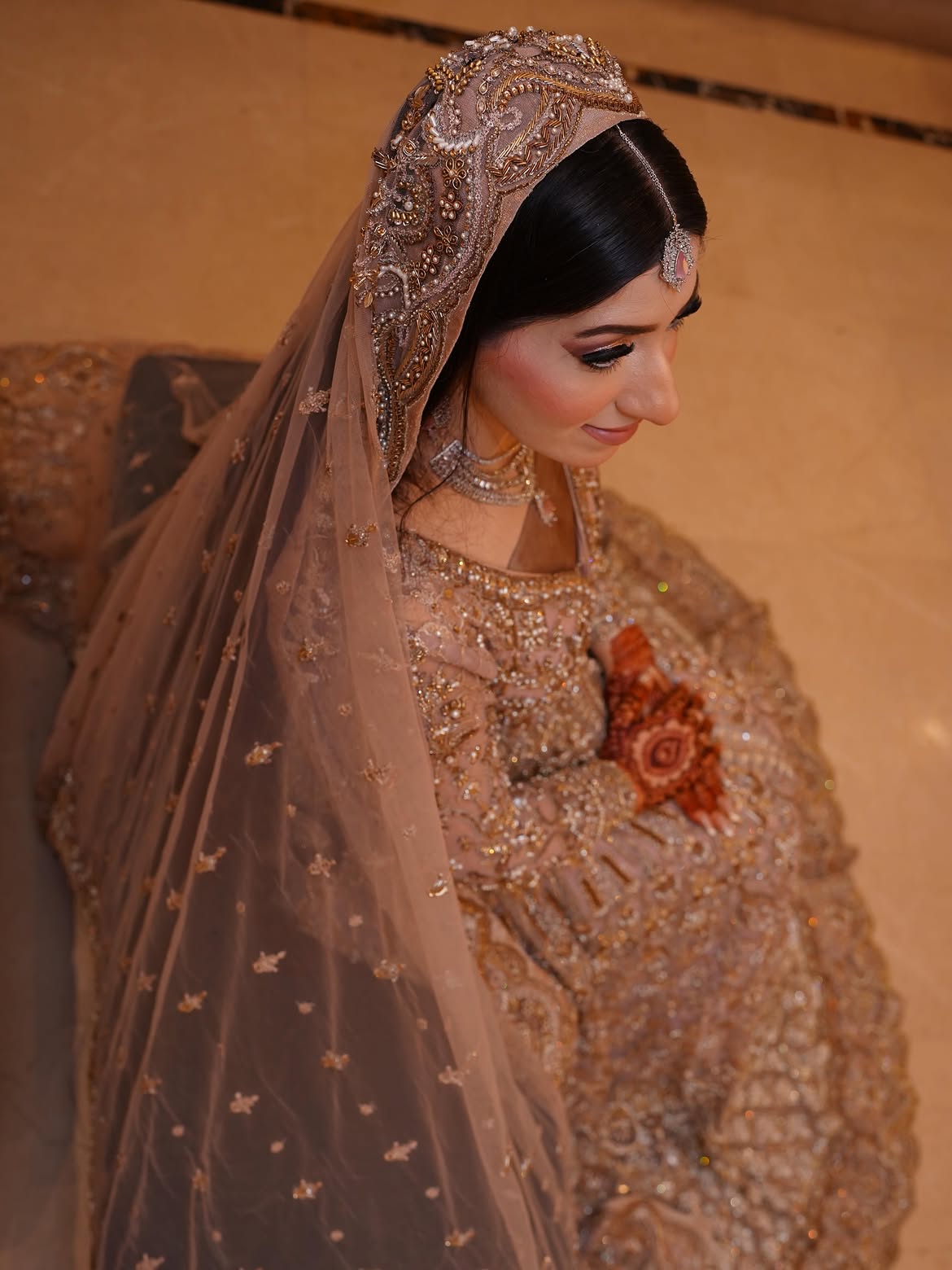 Heavy bridal maxi