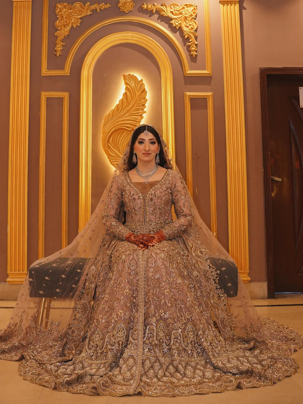 Heavy bridal maxi