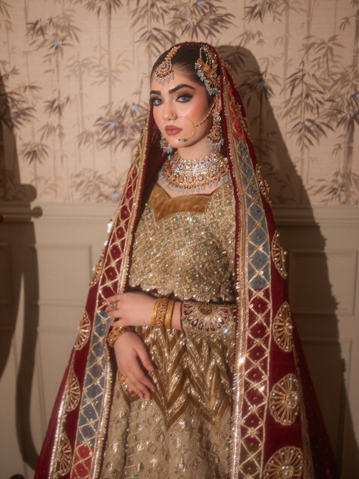 Bridal anarkali peshwas