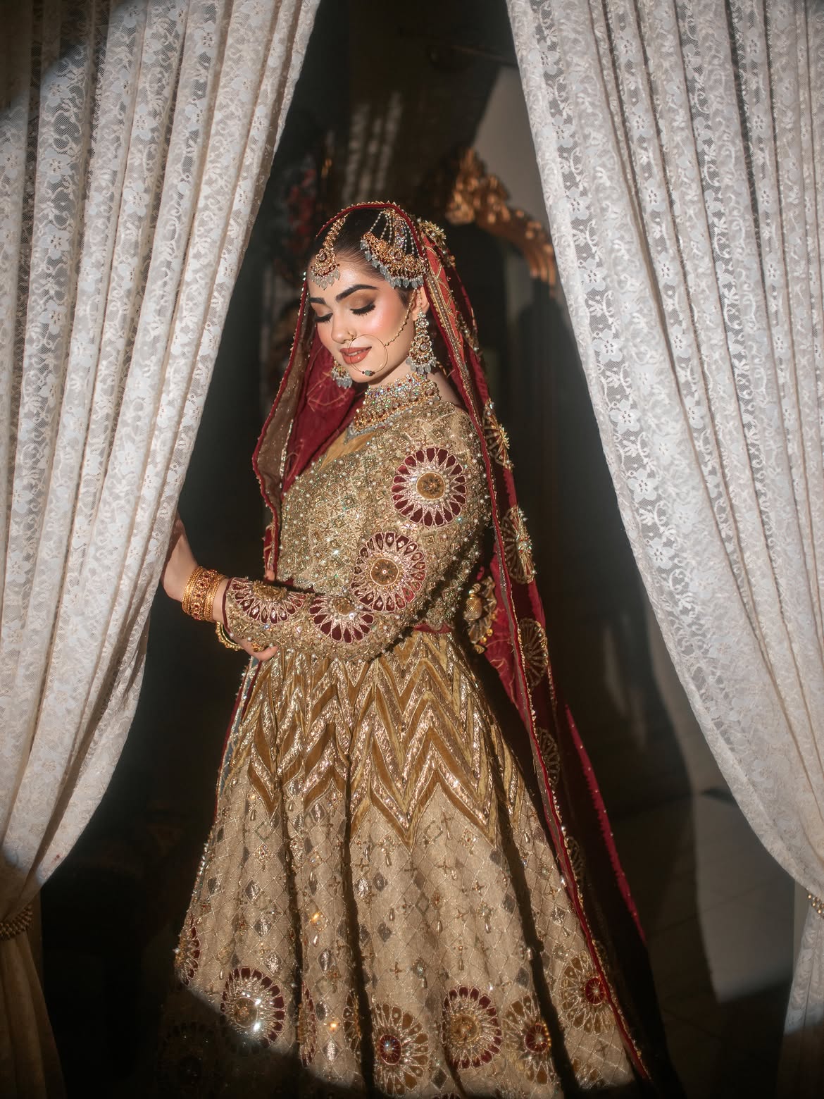 Bridal anarkali peshwas