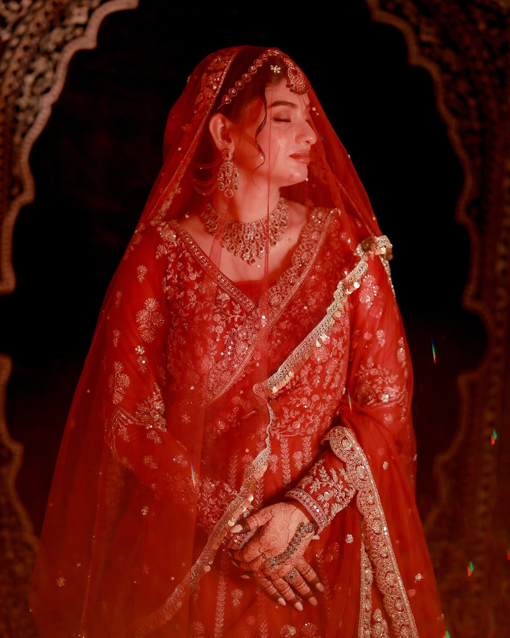 RED BRIDAL LEHENGA
