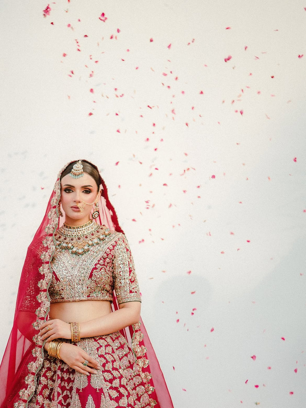 RED BRIDAL LEHENGA