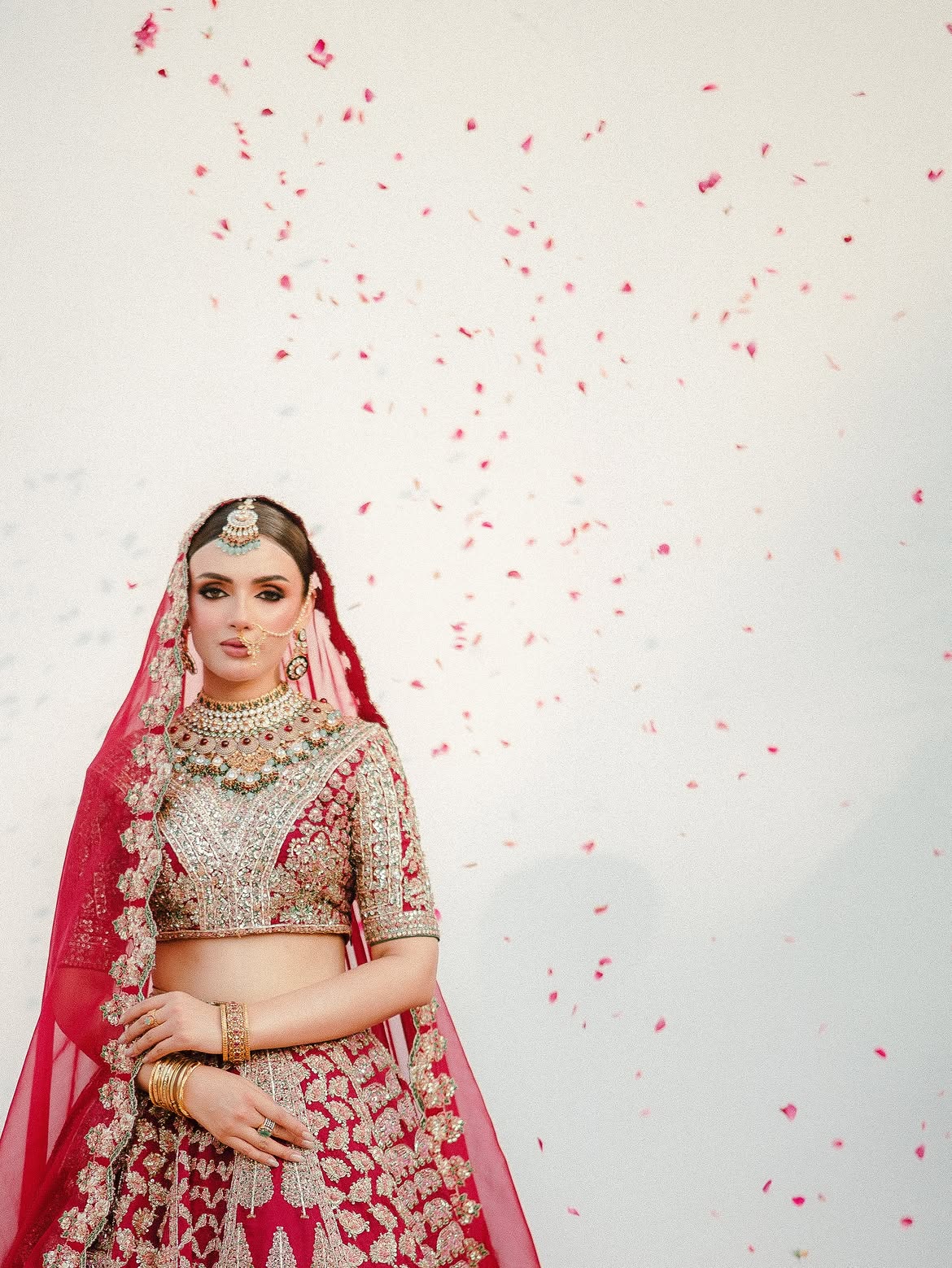 RED BRIDAL LEHENGA