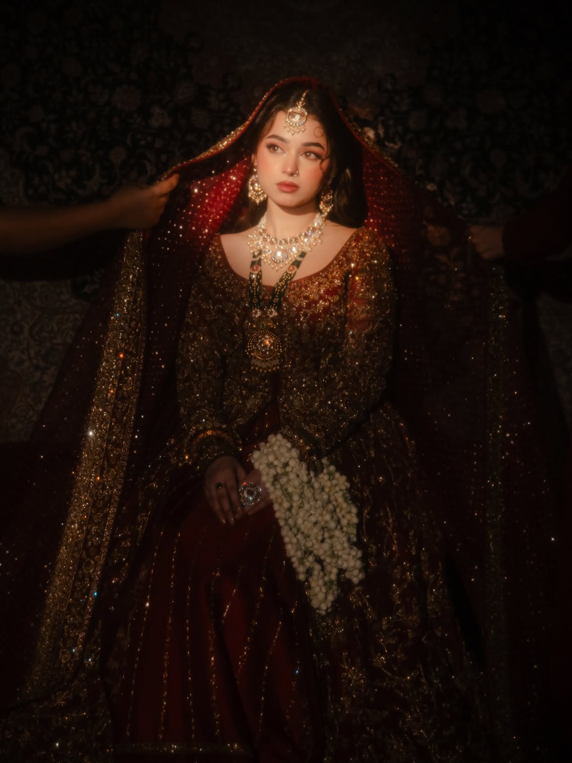 RED BRIDAL LUXURY WEAR LEHENGA