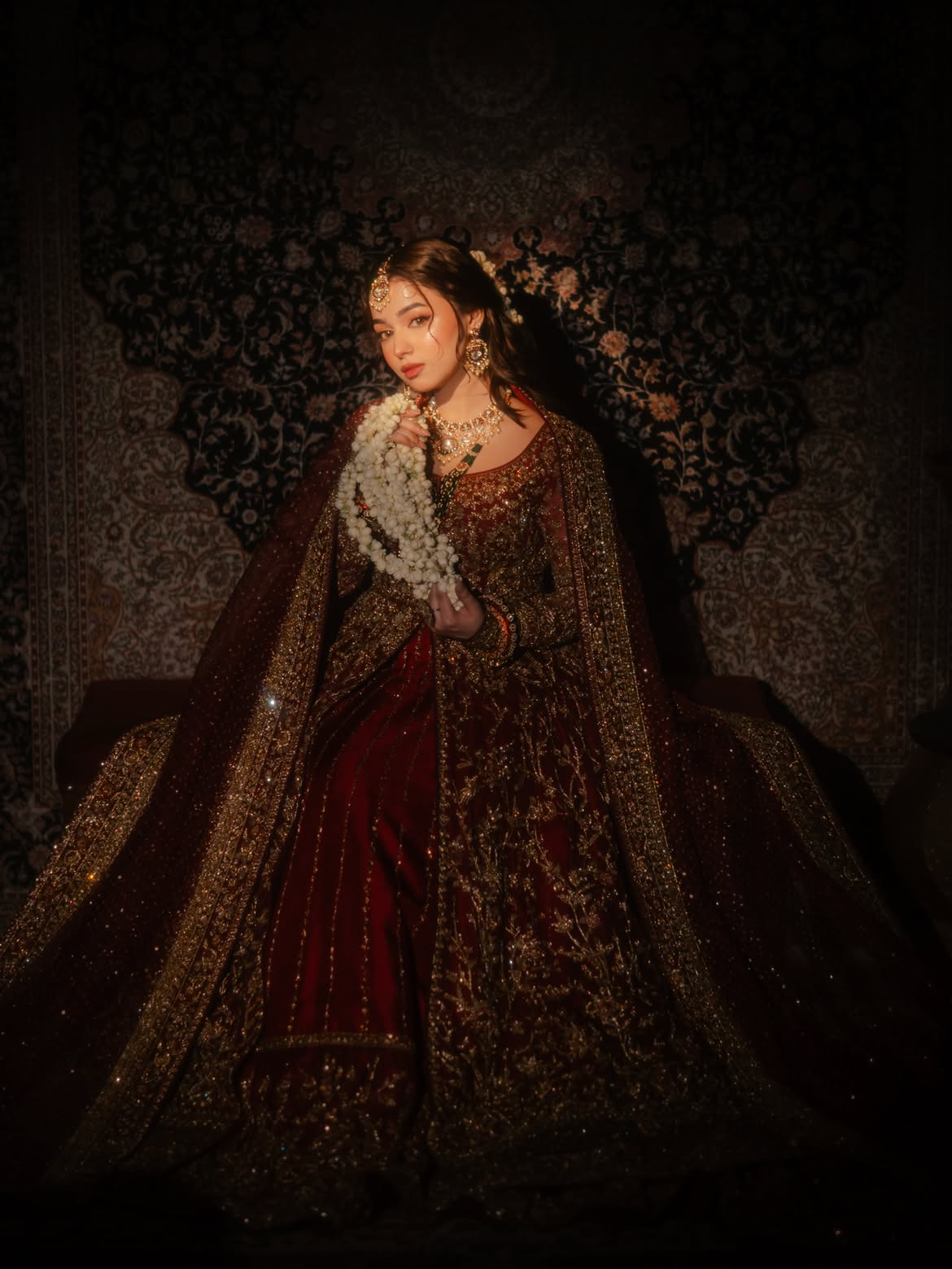 RED BRIDAL LUXURY WEAR LEHENGA