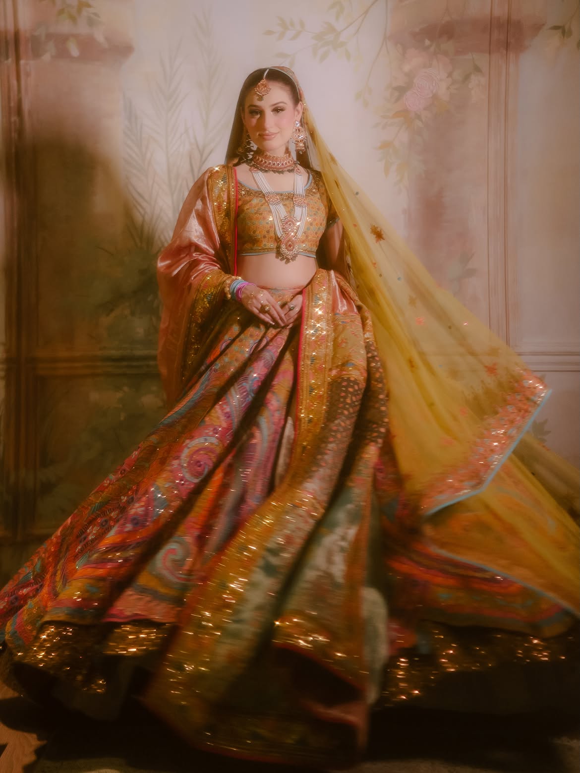 MORNI VIBRANT BRIDAL LEHENGA