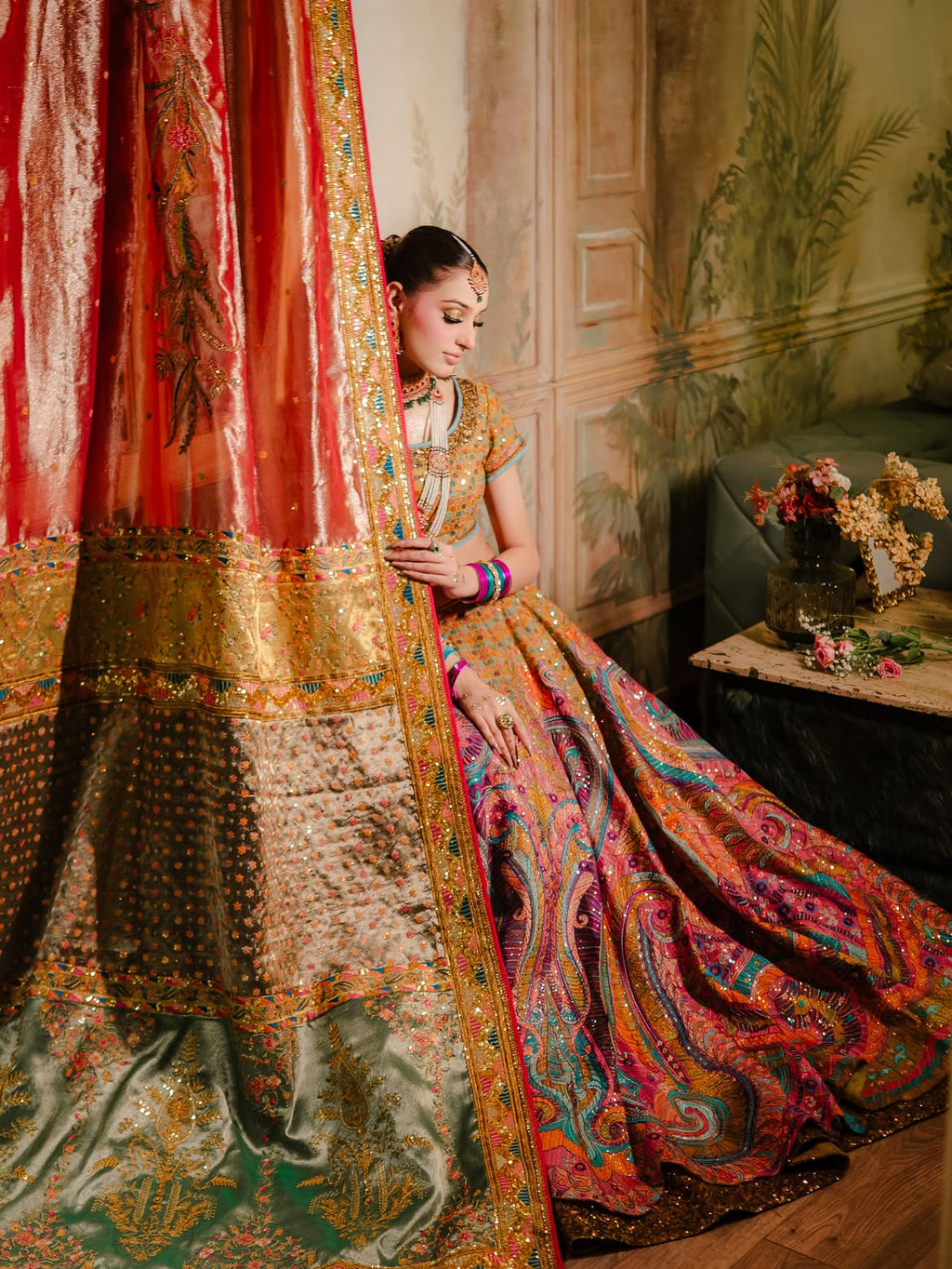 MORNI VIBRANT BRIDAL LEHENGA