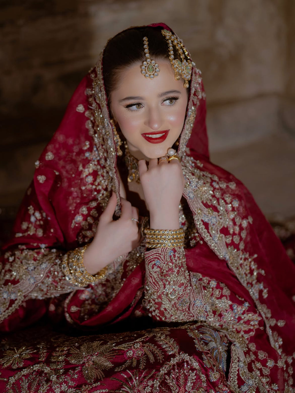 RED BRIAL LEHENGA ULTRA LUXURY