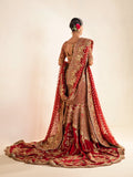 Deep magenta-plum bridal dress