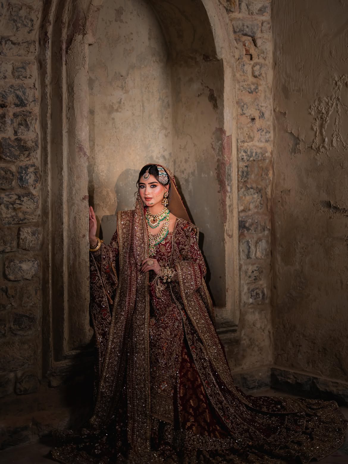RED BRIDAL LEHENGA
