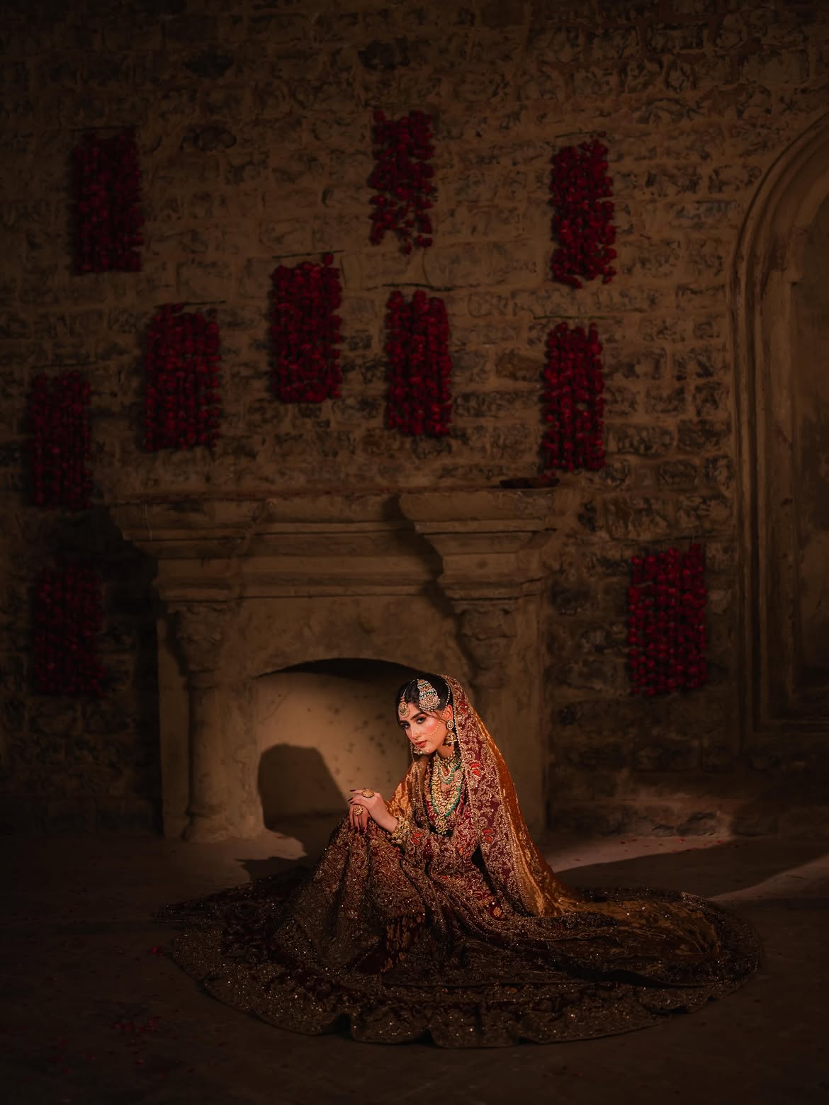 RED BRIDAL LEHENGA