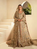 Champagne-gold bridal lehenga