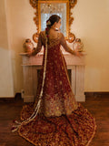 Red bridal lehenga