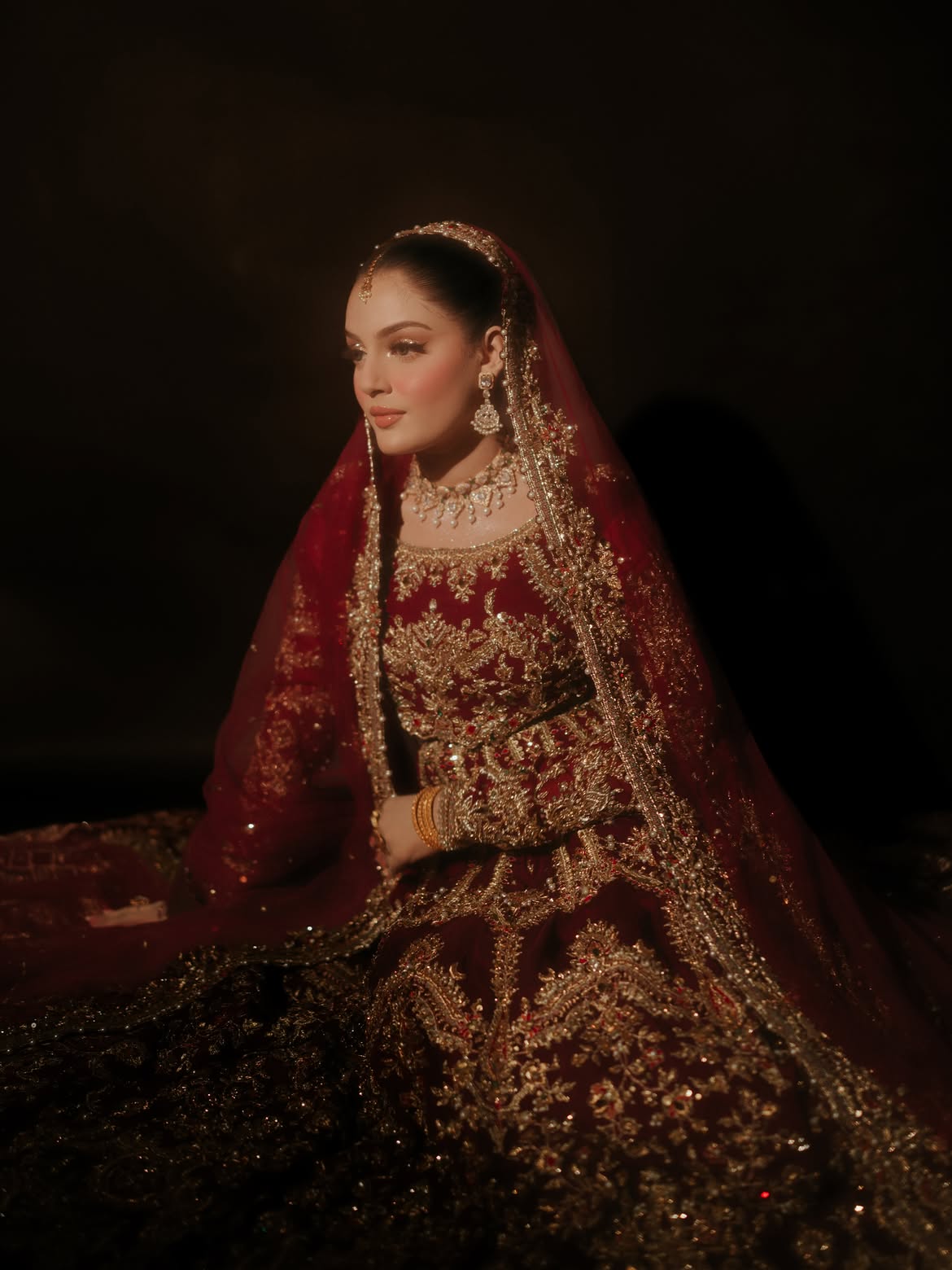 RED BRIDAL LEHENGA