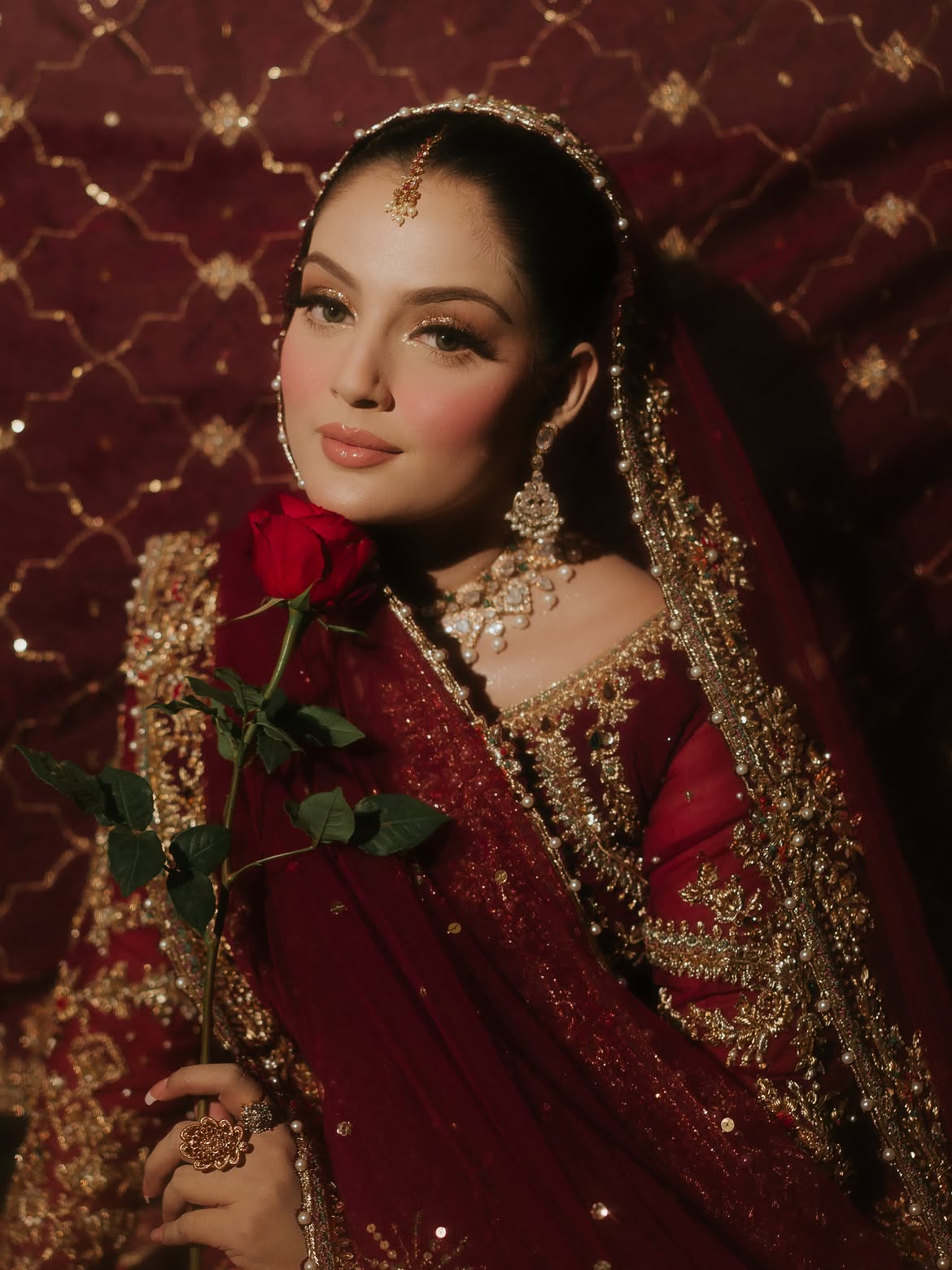 RED BRIDAL LEHENGA