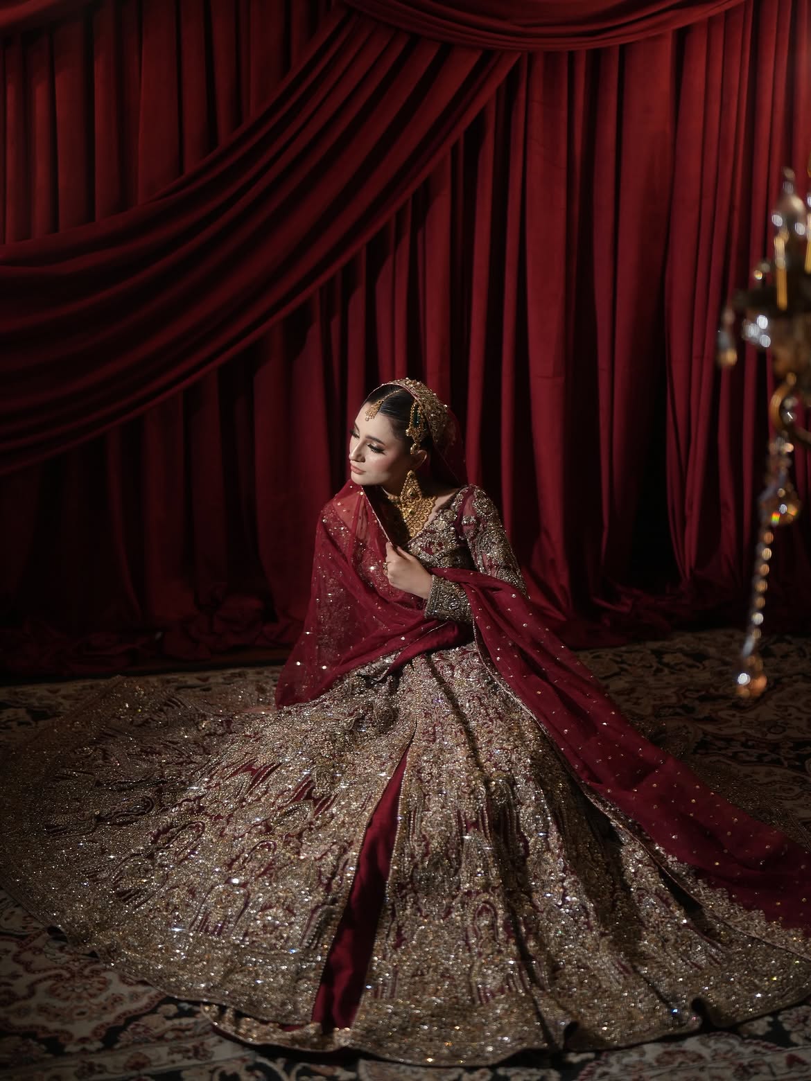 RED BRIDAL LEHENGA