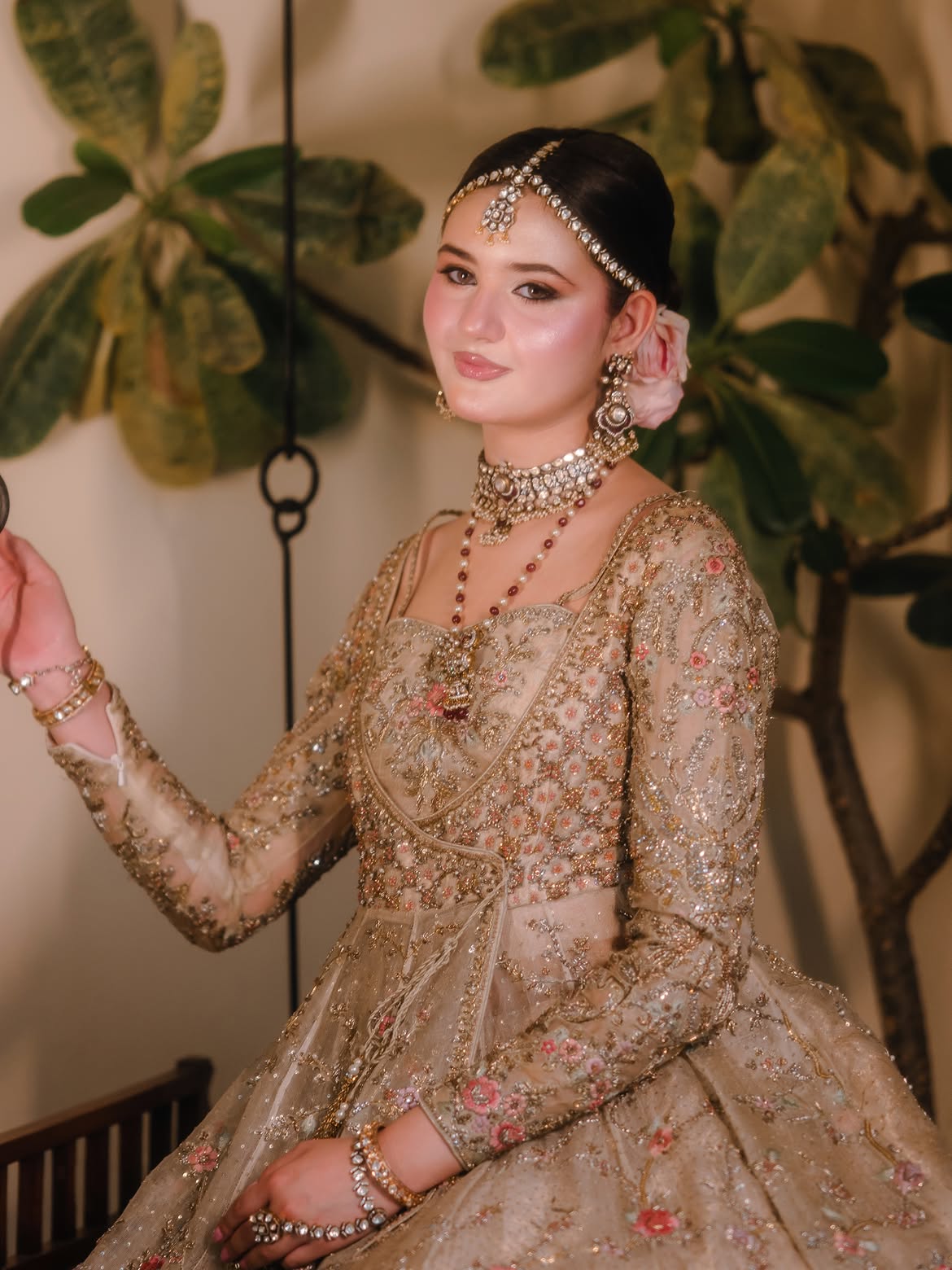 HEAVY FLARED BRIDAL PISHWAS
