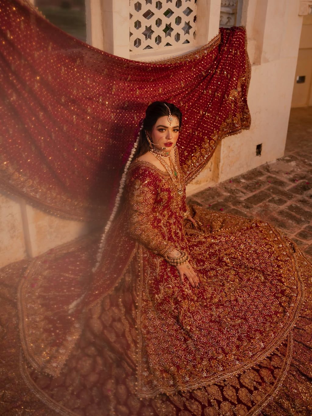 BRIDAL RED LUXURY WEAR