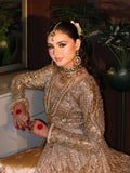 OPPULENT GOLD BRIDAL LEHENGA