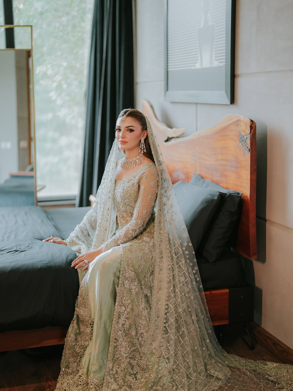 SAGE GREEN BRIDAL WEAR
