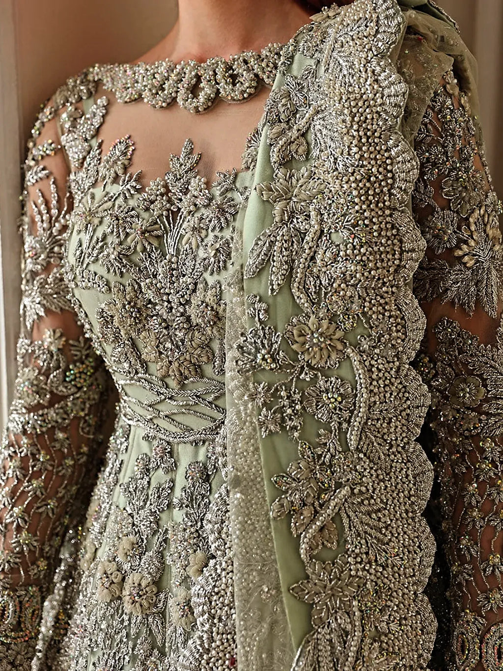 MINT GREEN BRIDAL GOWN