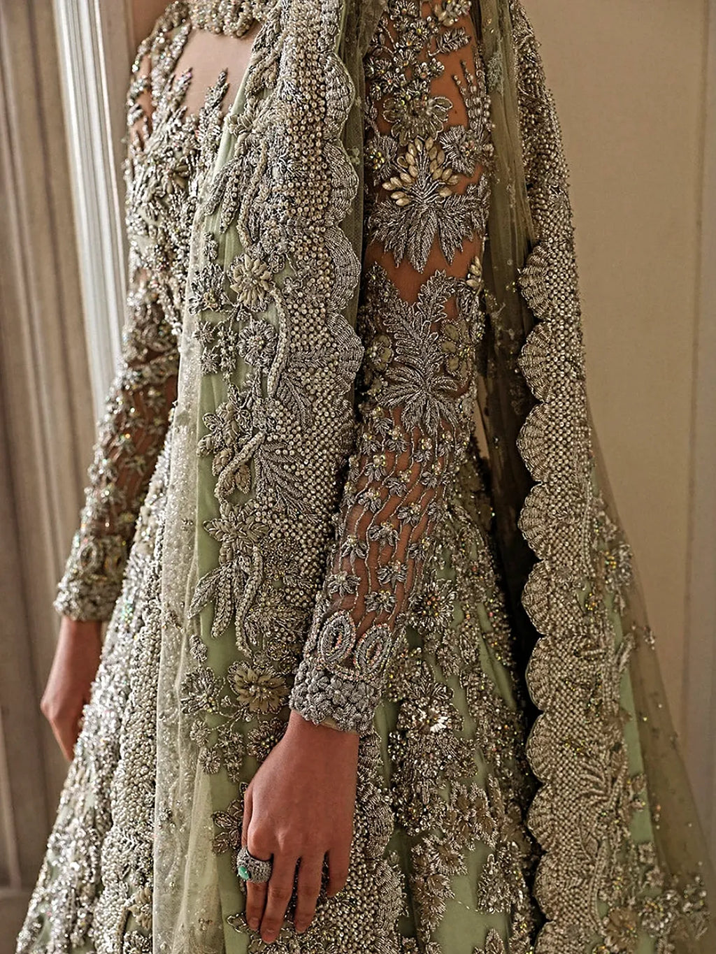 MINT GREEN BRIDAL GOWN
