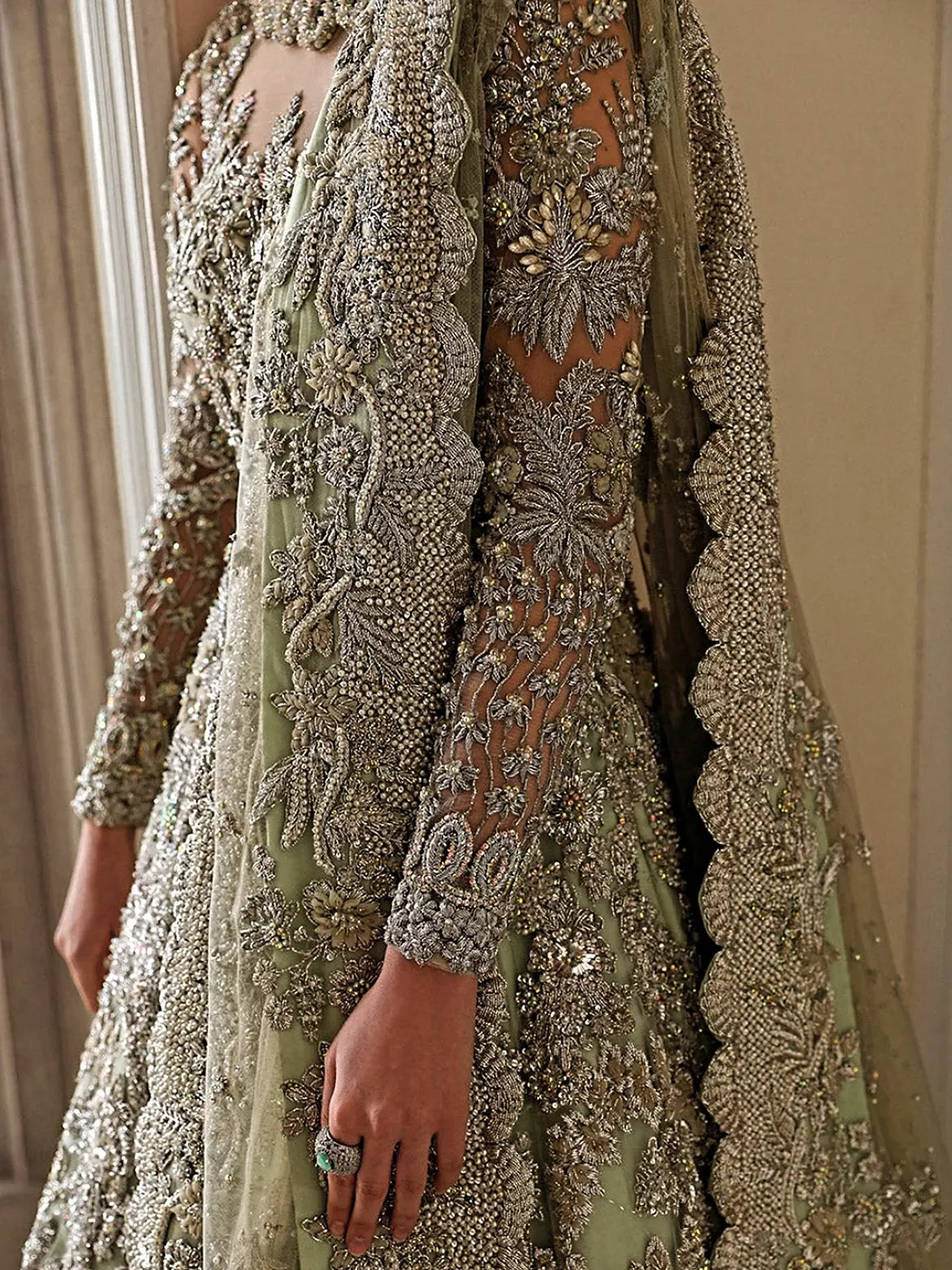 MINT GREEN BRIDAL GOWN