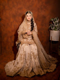 NUDE GOTA BRIDAL GHARARA