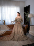 ultra luxury bridal floor length gown