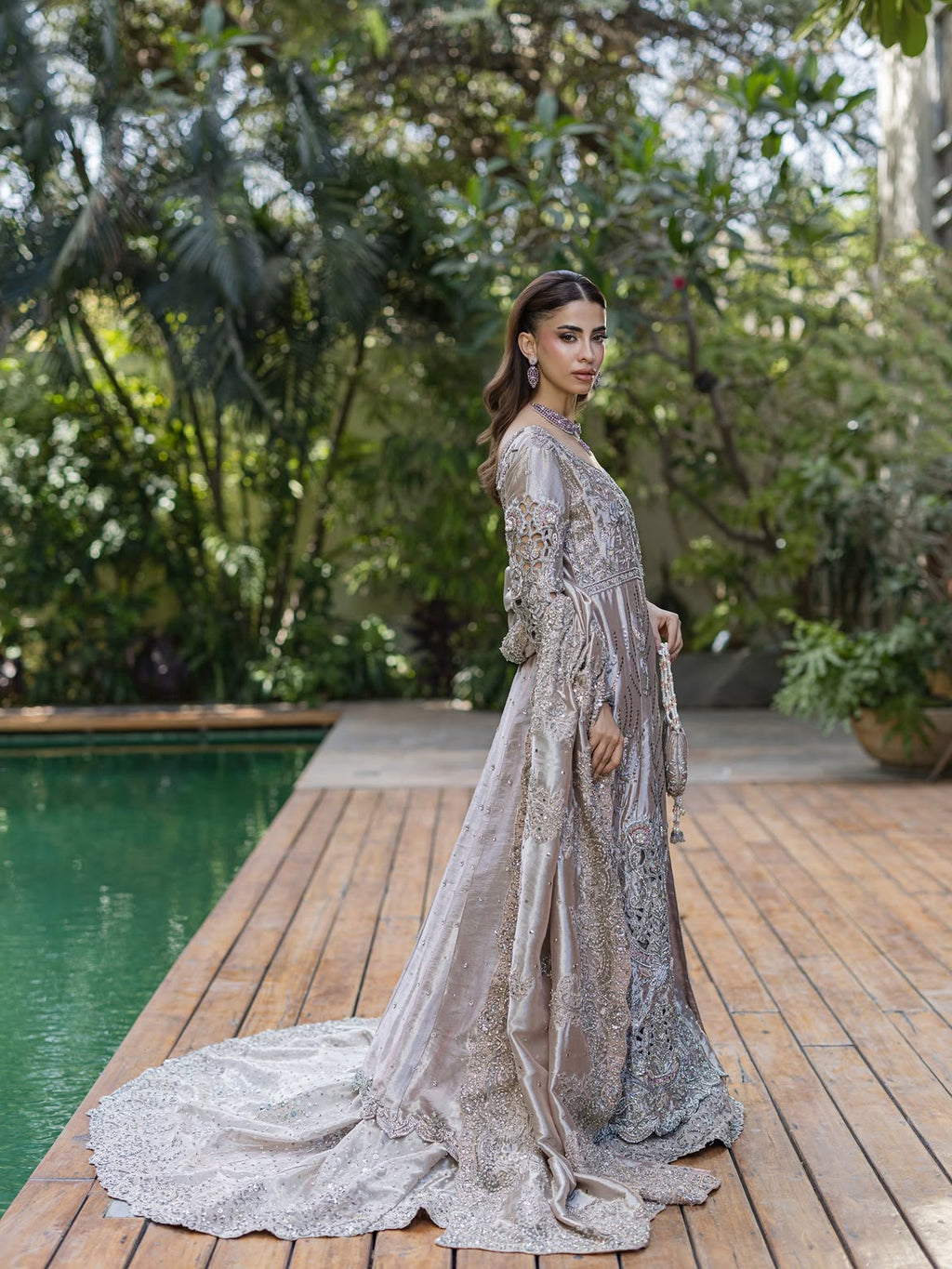 SILK BRIDAL GOWN