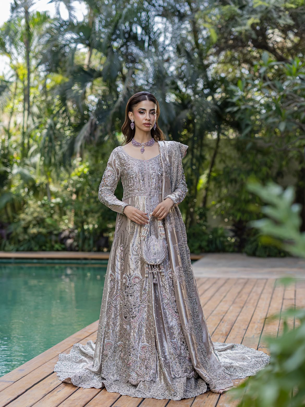 SILK BRIDAL GOWN