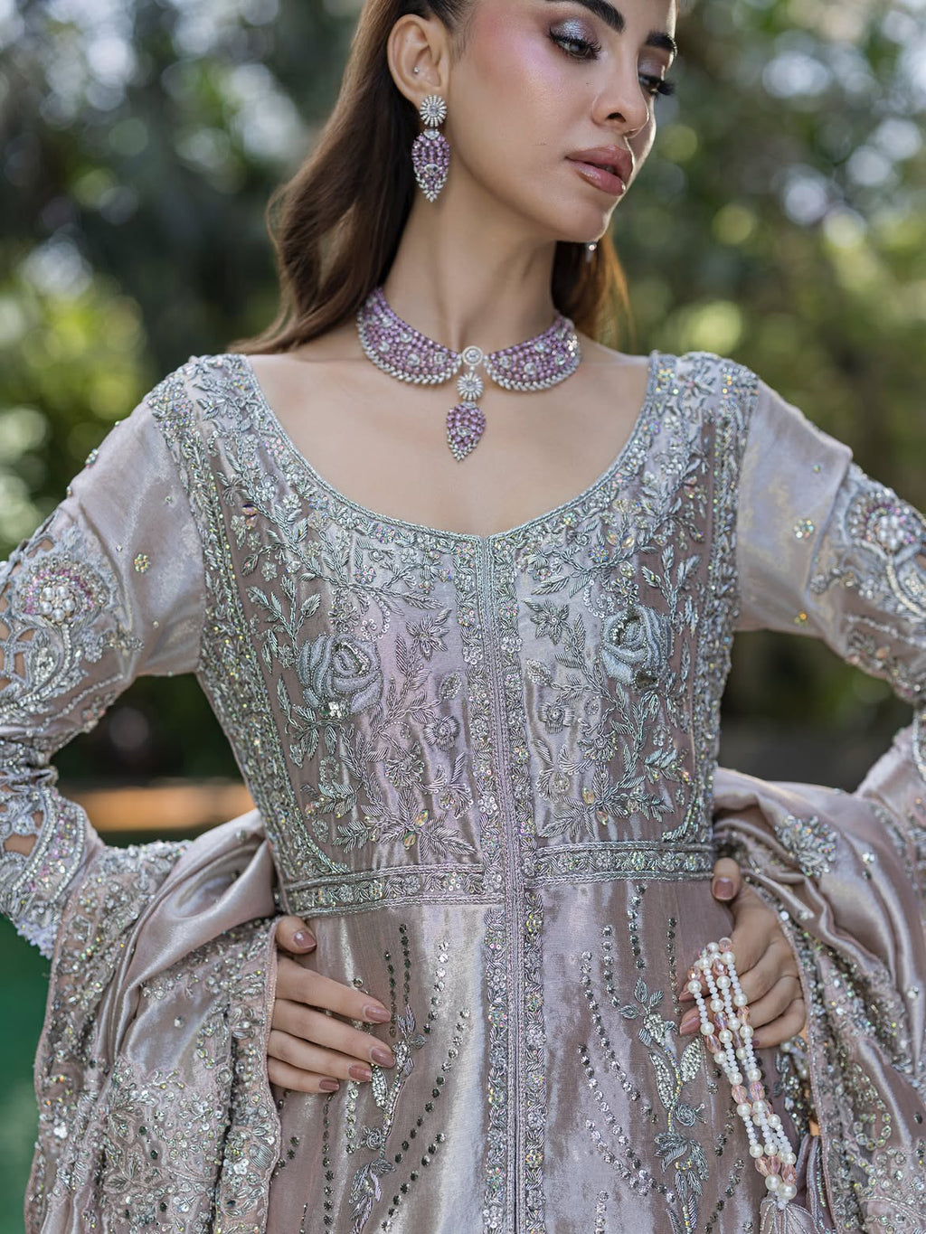 SILK BRIDAL GOWN