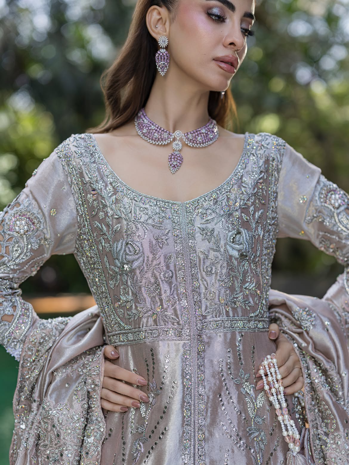 SILK BRIDAL GOWN