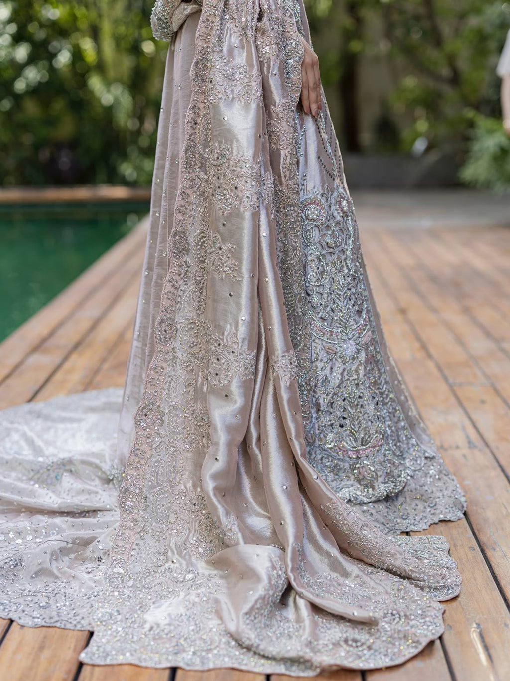 SILK BRIDAL GOWN