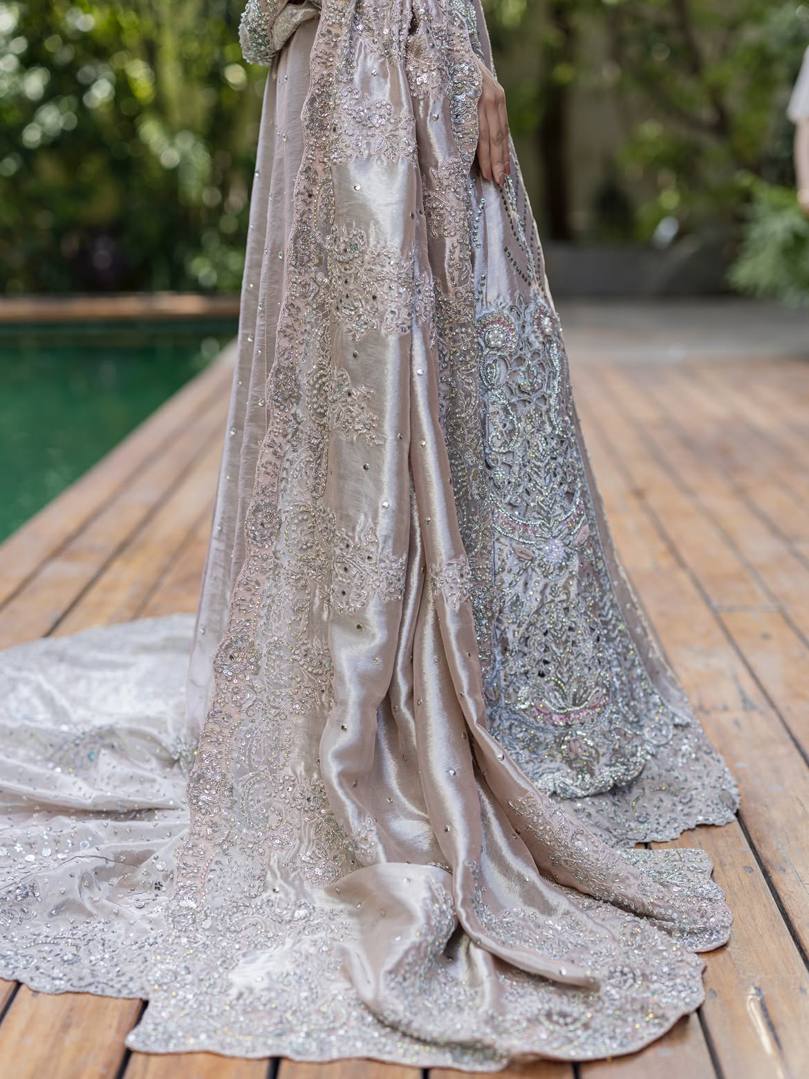 SILK BRIDAL GOWN