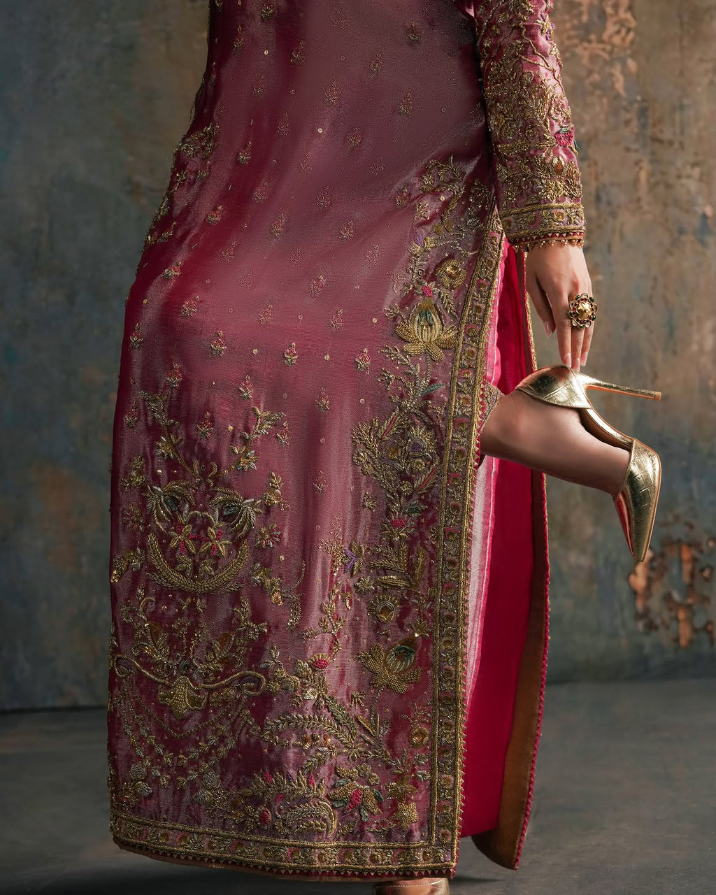 BRIDAL LUXURY KURTA SHALWAR DUBATTA